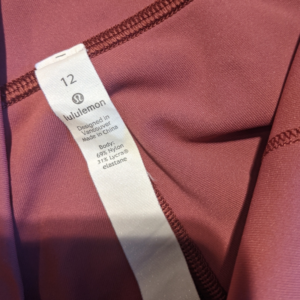 Lululemon - Wunder Under High-Rise Tights Full-On 28" W5ANDS | Misty Merlot | 12 - Picture 12 of 15